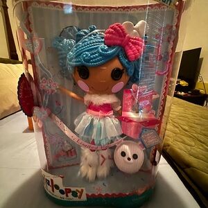 Lalaloopsy Mittens Fluff n Stuff Limited Edition Blue Hair and Pink Accessories